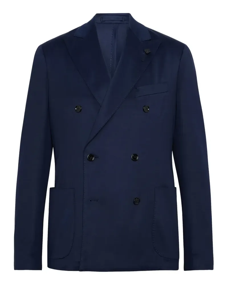 LARDINI Doppelreihiges Sakko - Blau Blau