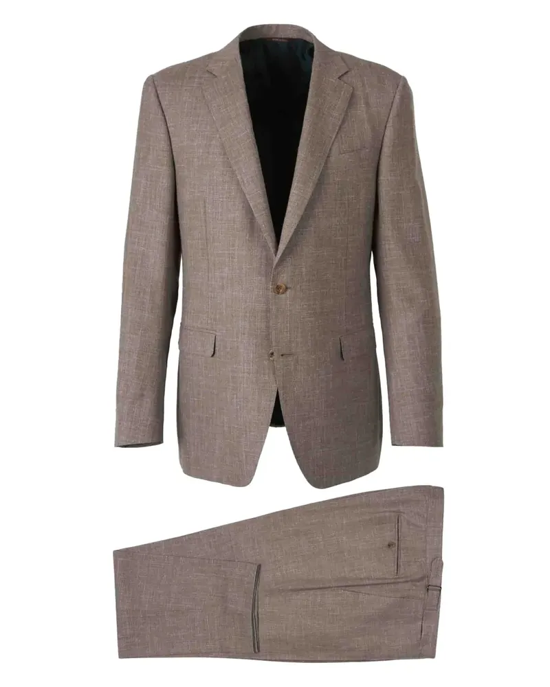 Canali Dreiteiliger Anzug - Nude Nude