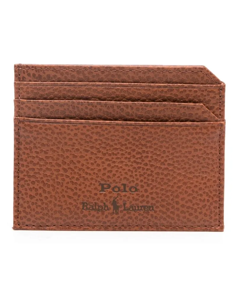 Ralph Lauren Kartenetui mit Logo-Prägung - Braun Braun