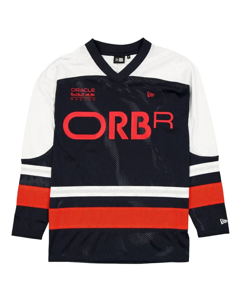 New Era Oracle Red Bull Racing T-Shirt in Colour-Block-Optik - Blau Blau