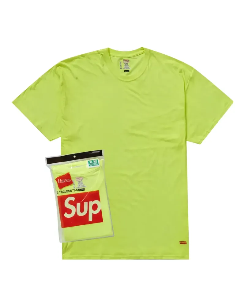 Supreme Being Hanes T-Shirts (2er-Set) - Gelb Gelb