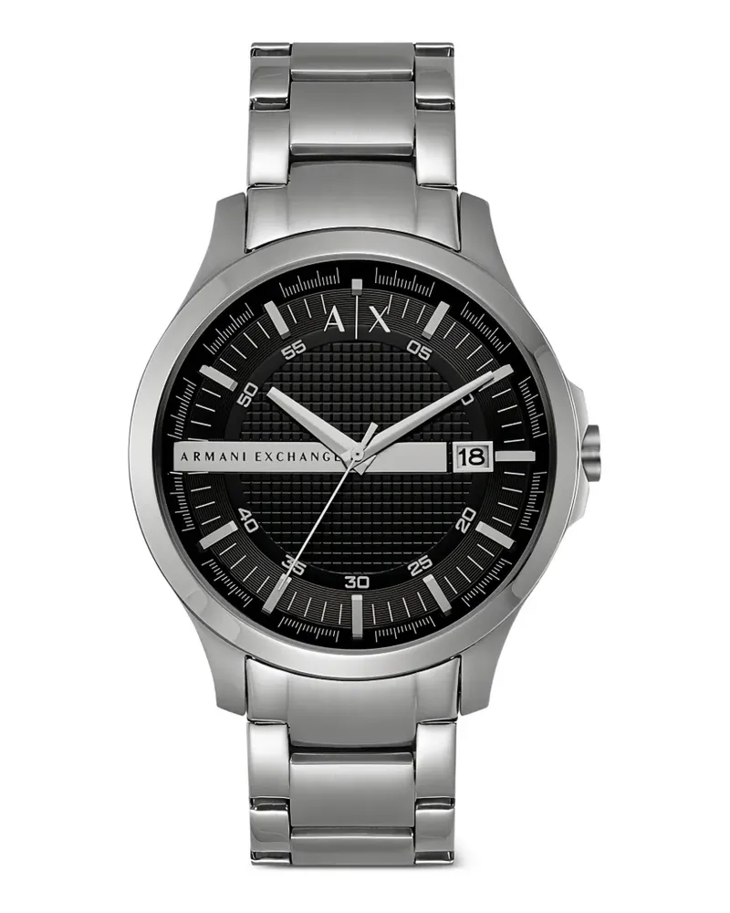Armani Exchange three-hand 46mm watch - Schwarz Schwarz