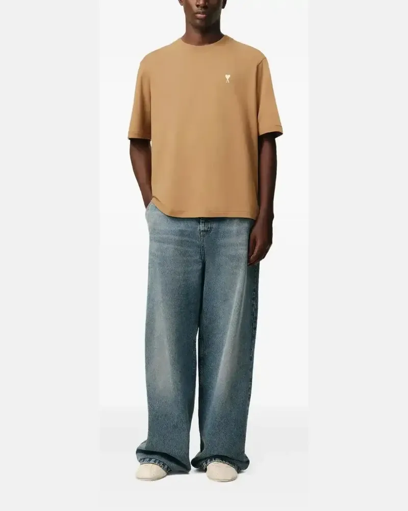 AMI Paris Ami de Coeur T-Shirt - Braun Braun