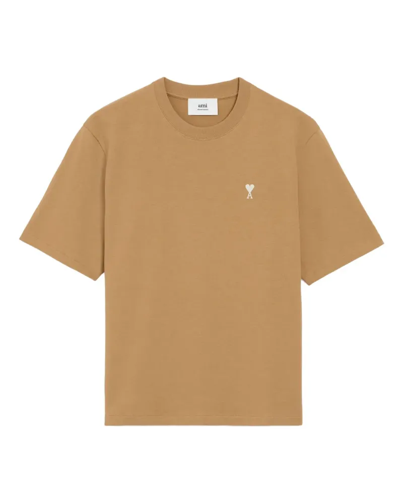 AMI Paris Ami de Coeur T-Shirt - Braun Braun