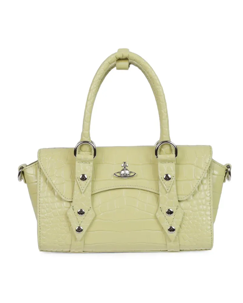 Vivienne Westwood Bettina Mini croc-effect shoulder bag - Grün Grün