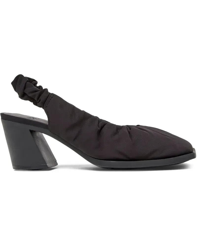 Camper Karole Slingback-Pumps 73mm - Schwarz Schwarz