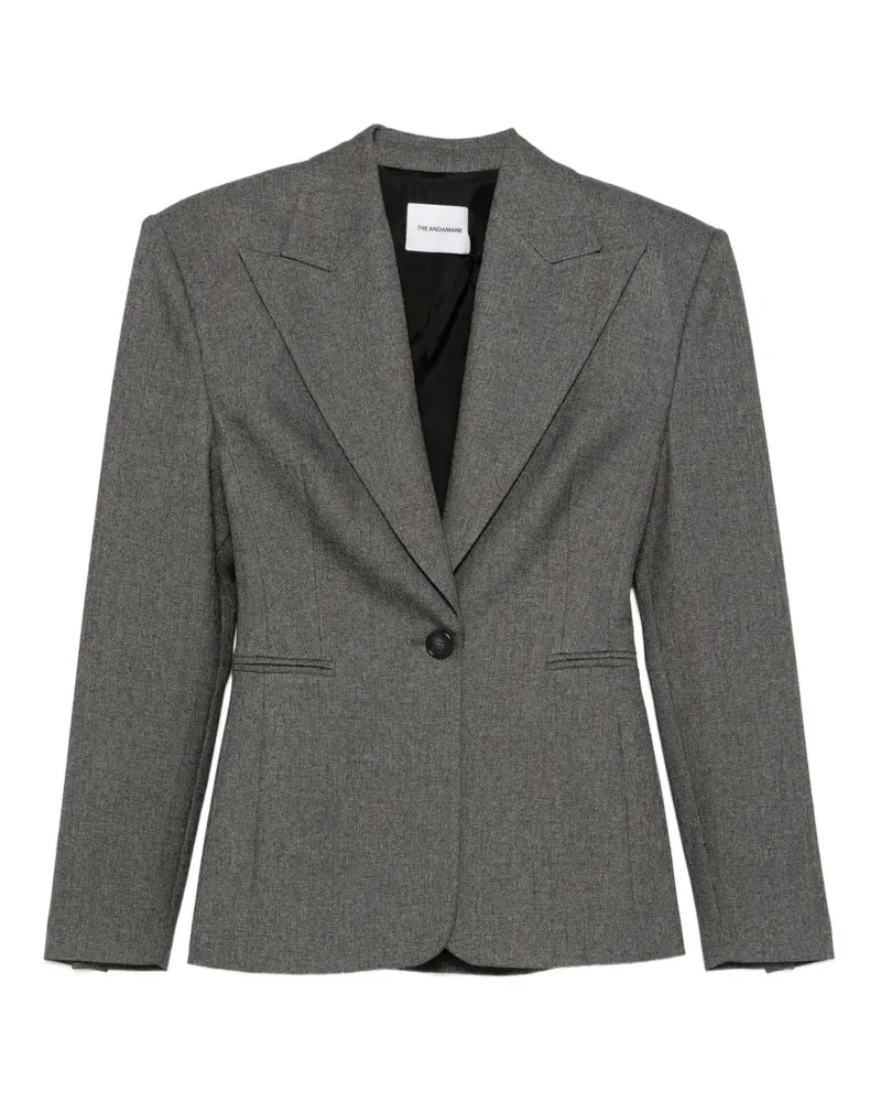ANDAMANE Toni single-breasted blazer - Grau Grau