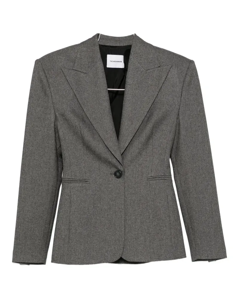 ANDAMANE Toni single-breasted blazer - Grau Grau