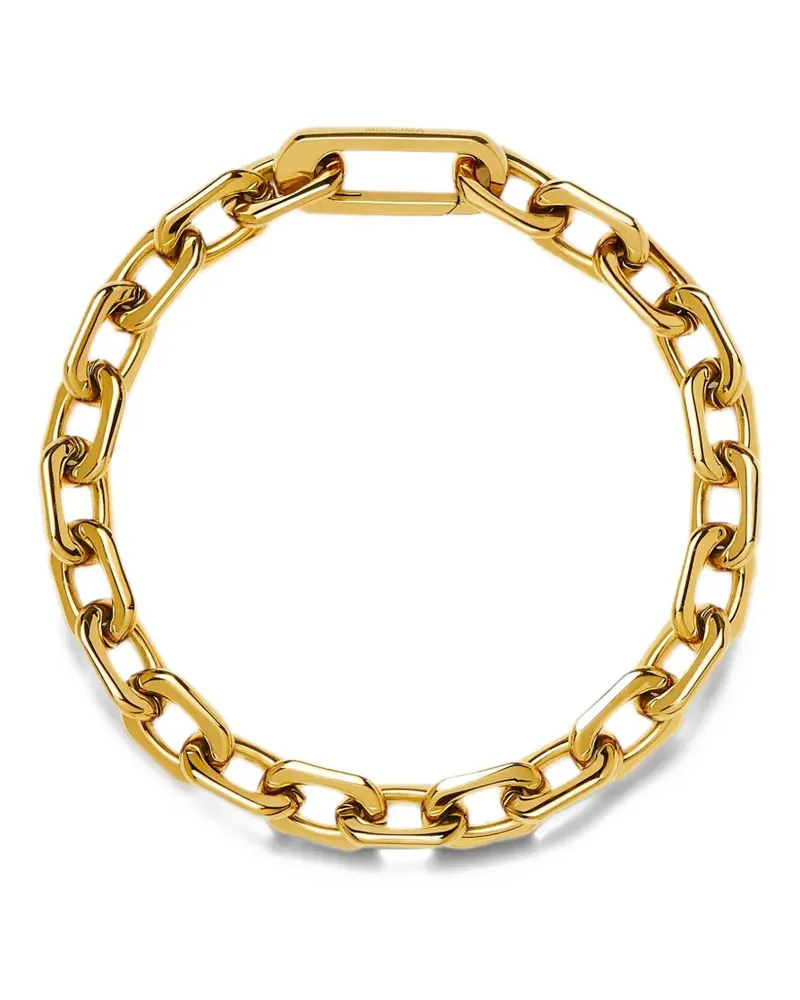 Missoma square paperclip chain bracelet - Gold Gold