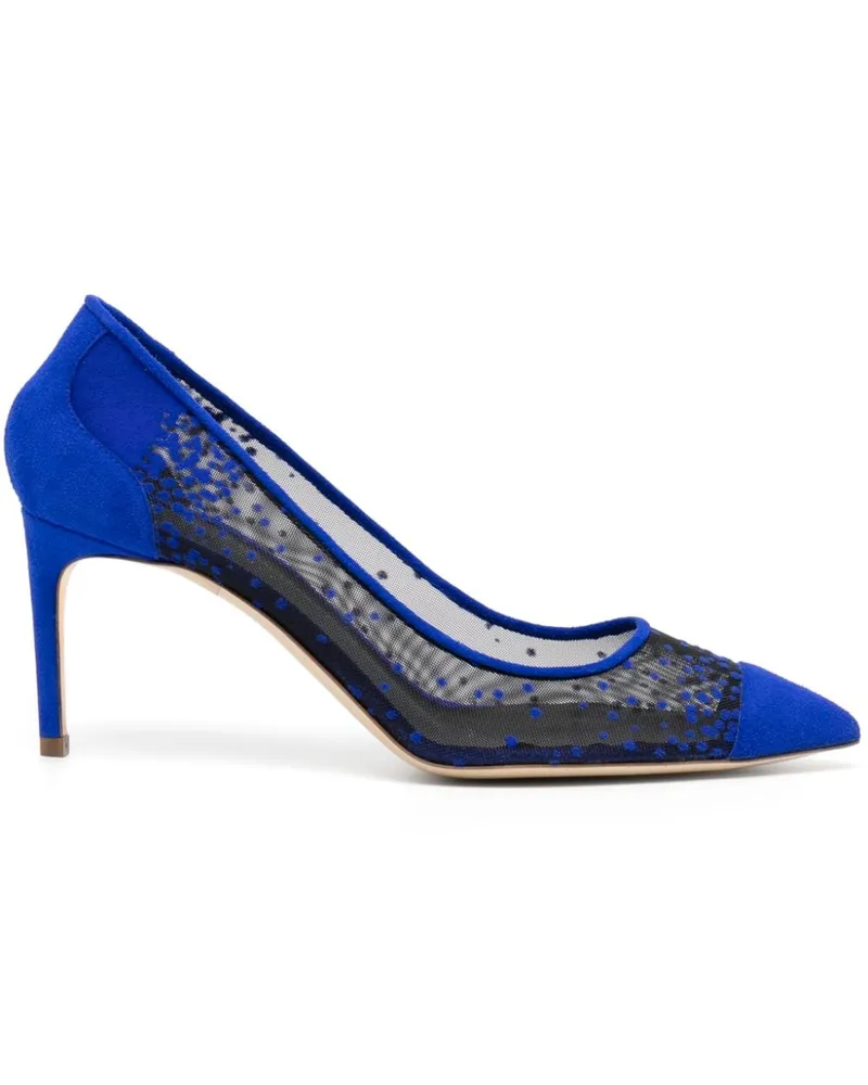 Rupert Sanderson Aquila Pumps 95mm Blau