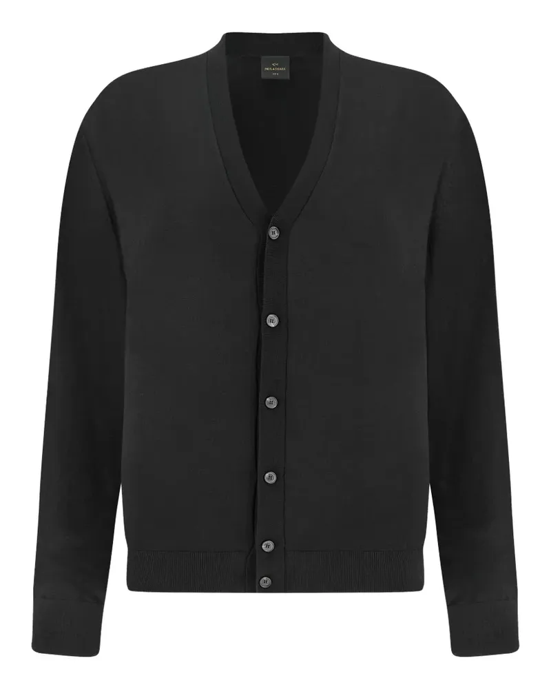 Paul & Shark button-up merino wool cardigan - Schwarz Schwarz