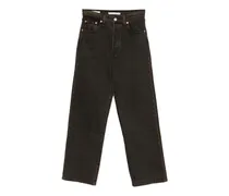 Jeans mit Logo-Patch - Blau