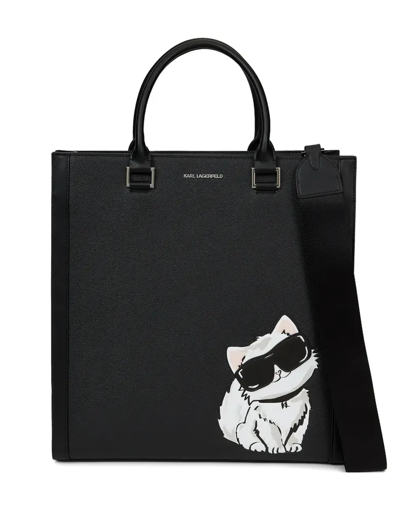 Karl Lagerfeld Ikon Choupette tote bag - Schwarz Schwarz