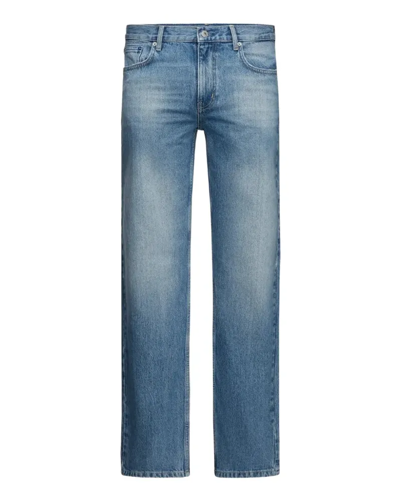 Karl Lagerfeld washed straight-leg jeans - Blau Blau