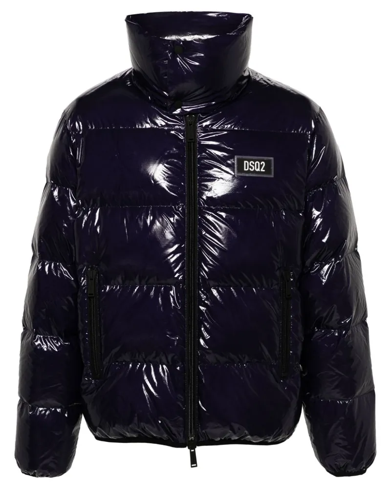 Dsquared2 Leichte Daunenjacke - Blau Blau