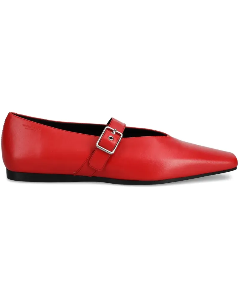 Vagabond Wioletta Ballerinas mit Schnallenriemen - Rot Rot