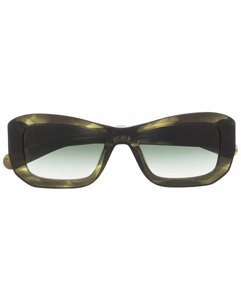 FLATLIST Sonnenbrille mit Oversized-Gestell - Grün Grün