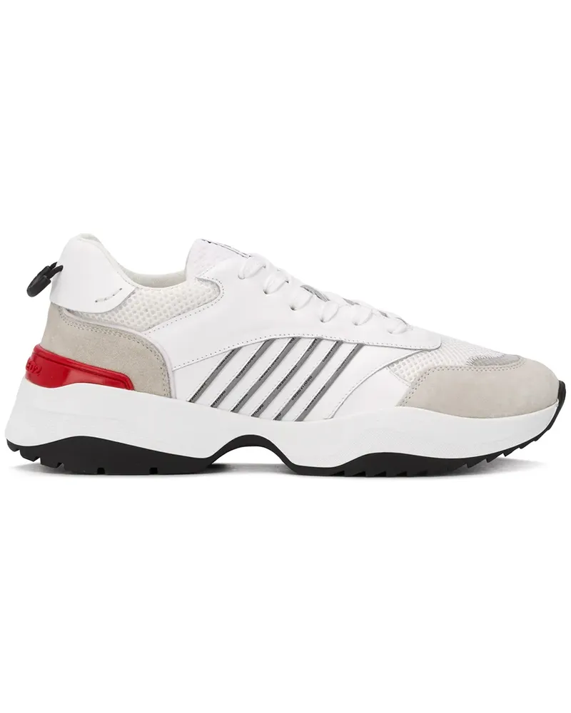 Dsquared2 Sneakers in Colour-Block-Optik - Weiß Weiß