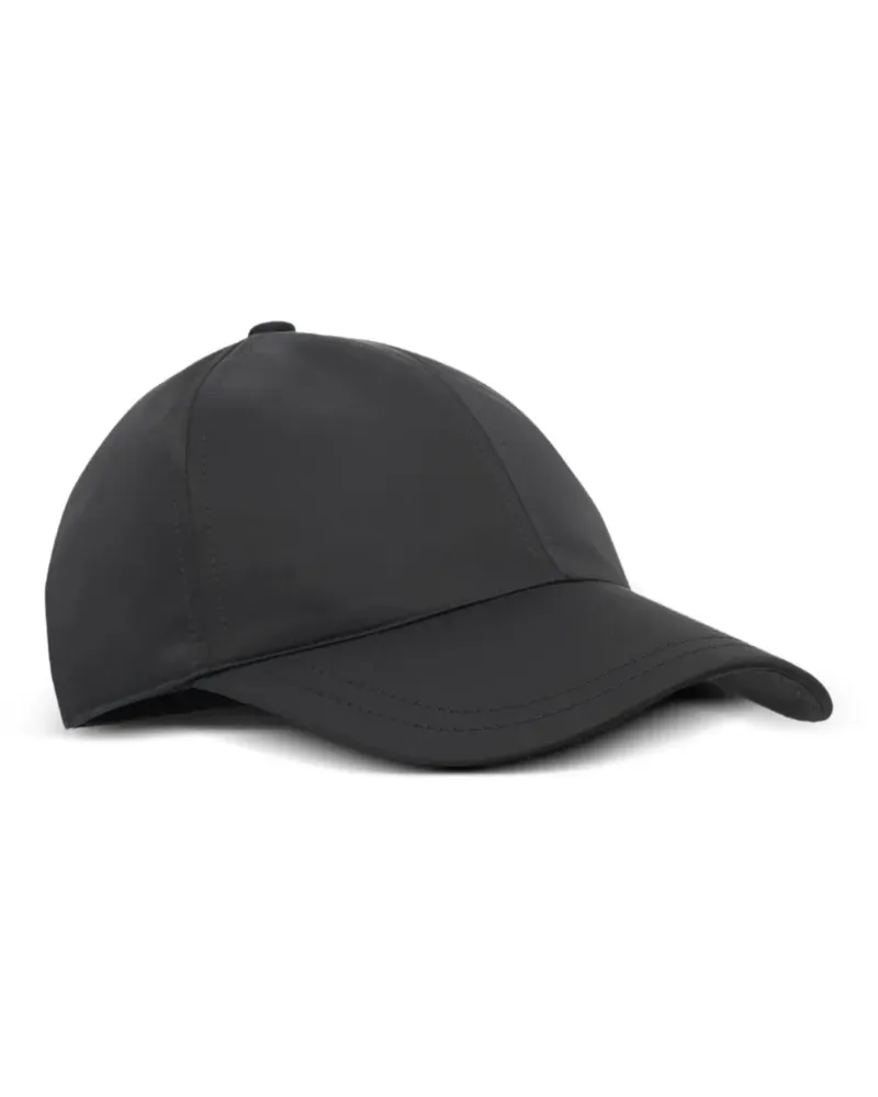 Marine Serre Baseballkappe aus Satin - Schwarz Schwarz