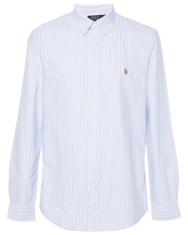 Ralph Lauren Gestreiftes Hemd - Blau Blau