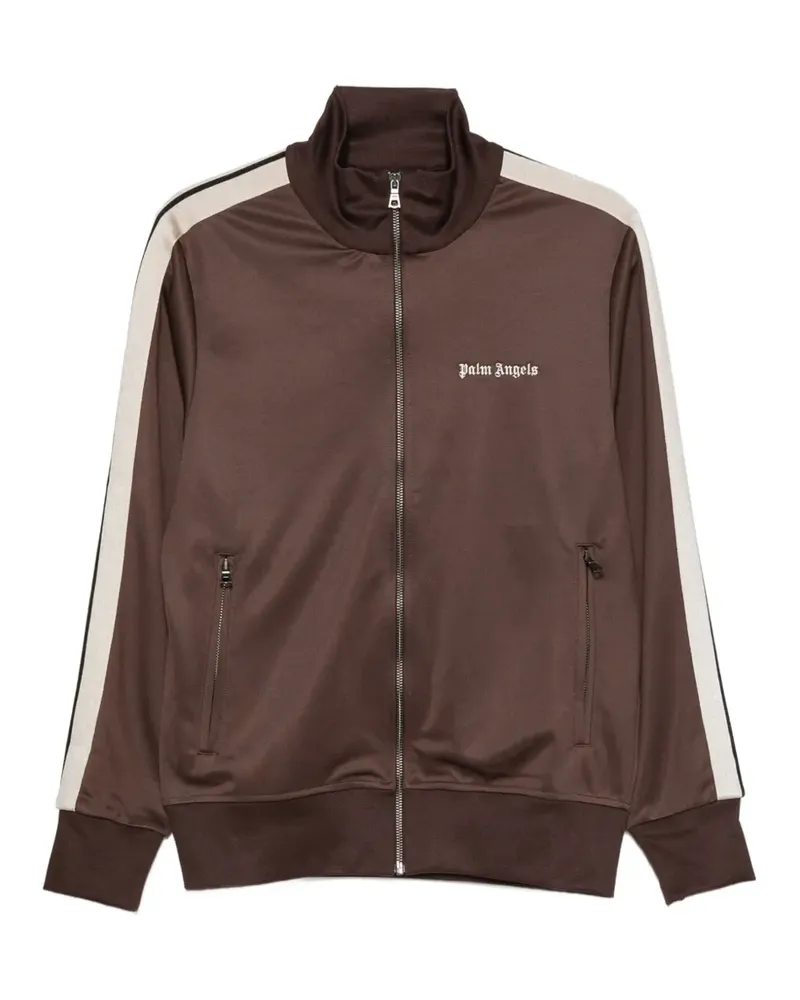 Palm Angels Sportjacke mit Seitenstreifen - Braun Braun