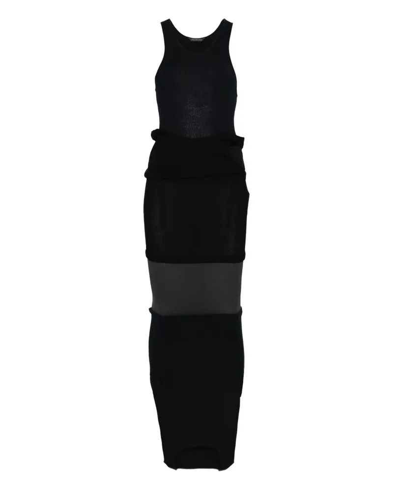 Balenciaga Ärmelloses Maxikleid - Blau Blau