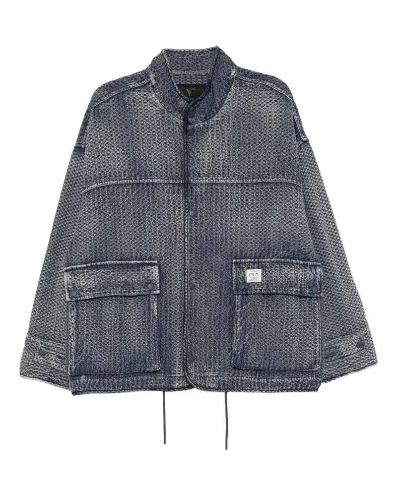 FIVE CM Gesteppte Jeansjacke - Blau Blau
