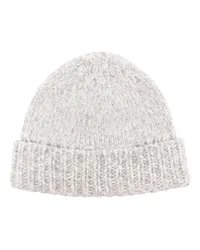 Eleventy Melierte Beanie Grau