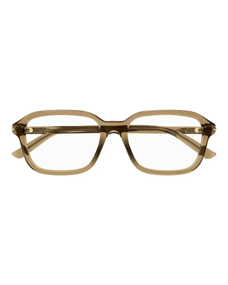 Gucci GG1446O Brille mit eckigem Gestell - Braun Braun