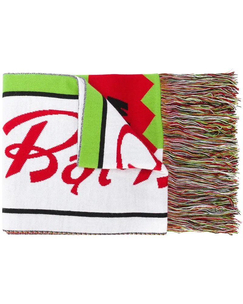 MSGM fringed scarf - Weiß Weiß