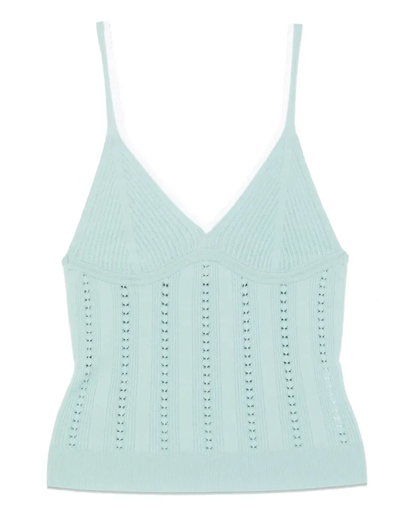 Blumarine Gestricktes Tanktop - Blau Blau