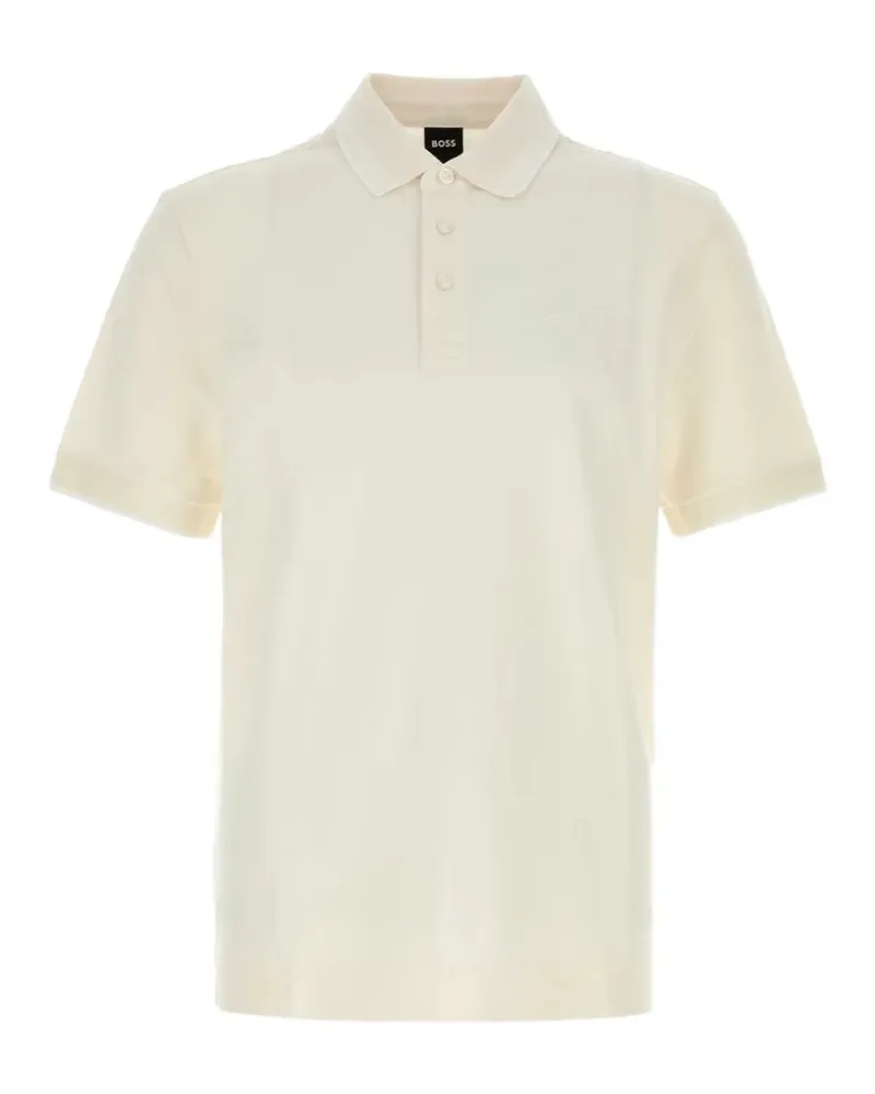 HUGO BOSS Poloshirt mit Logo-Patch - Nude Nude