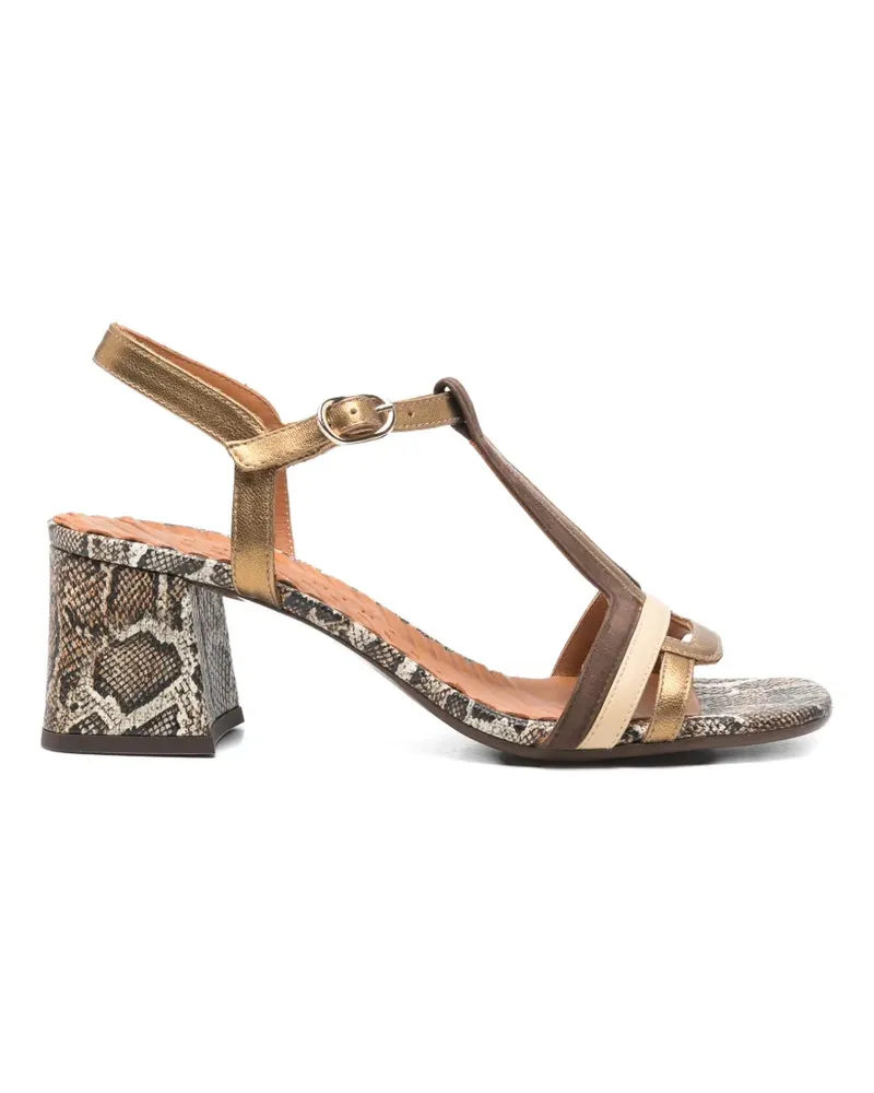 Chie Mihara Sandalen mit T-Riemen - Gold Gold