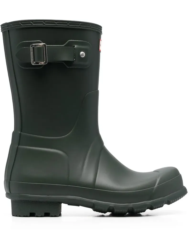 Hunter Regenstiefel mit Logo-Detail - Grün Grün