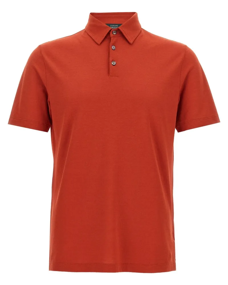 Zanone Klassisches Poloshirt - Braun Braun