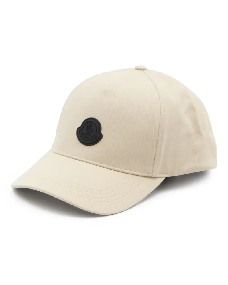 Moncler logo-patch baseball cap - Nude Nude