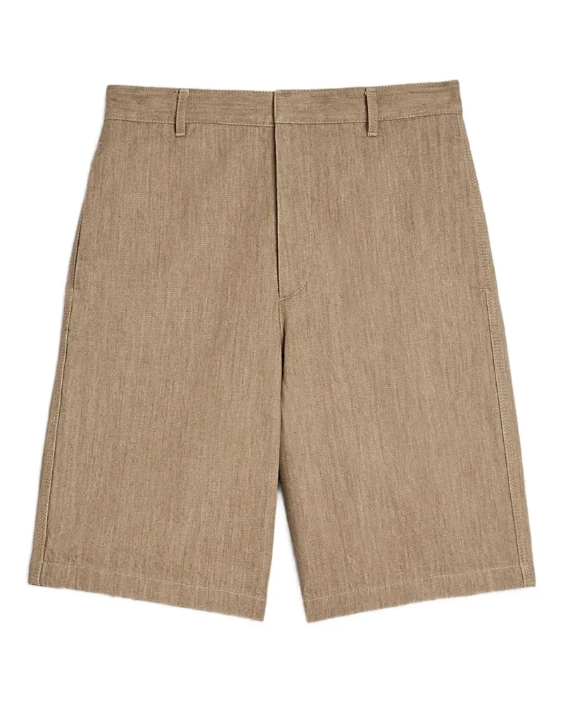 Jil Sander Shorts mit Gürtelschlaufen - Braun Braun