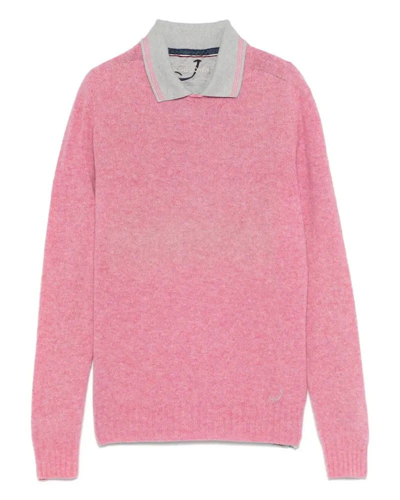 Jacob Cohën Set aus Pullover und Poloshirt - Rosa Rosa