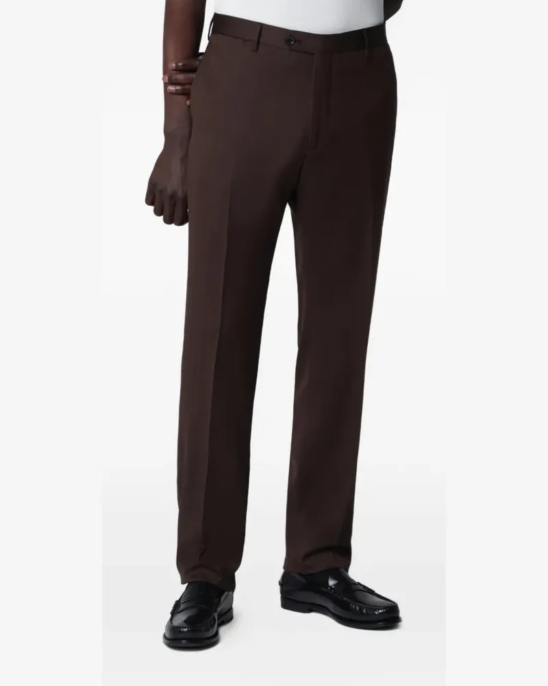 Tagliatore single-breasted virgin-wool suit - Braun Braun