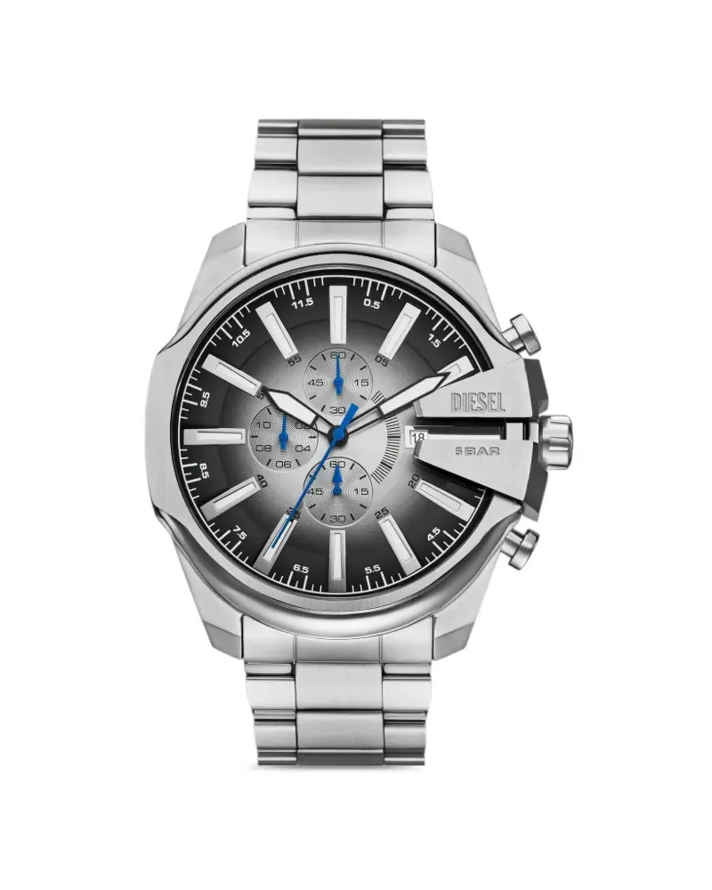 Diesel Mega Chief Slim 48mm - Silber Silber