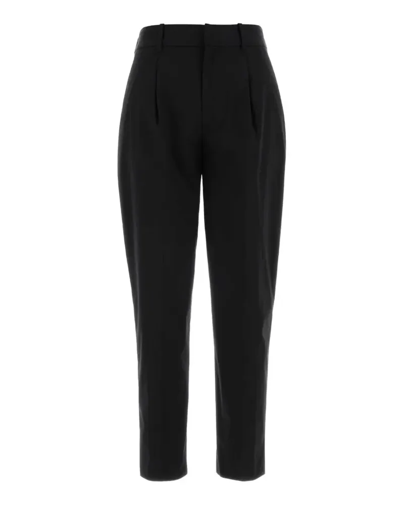 PT TORINO cropped tailored trousers - Schwarz Schwarz