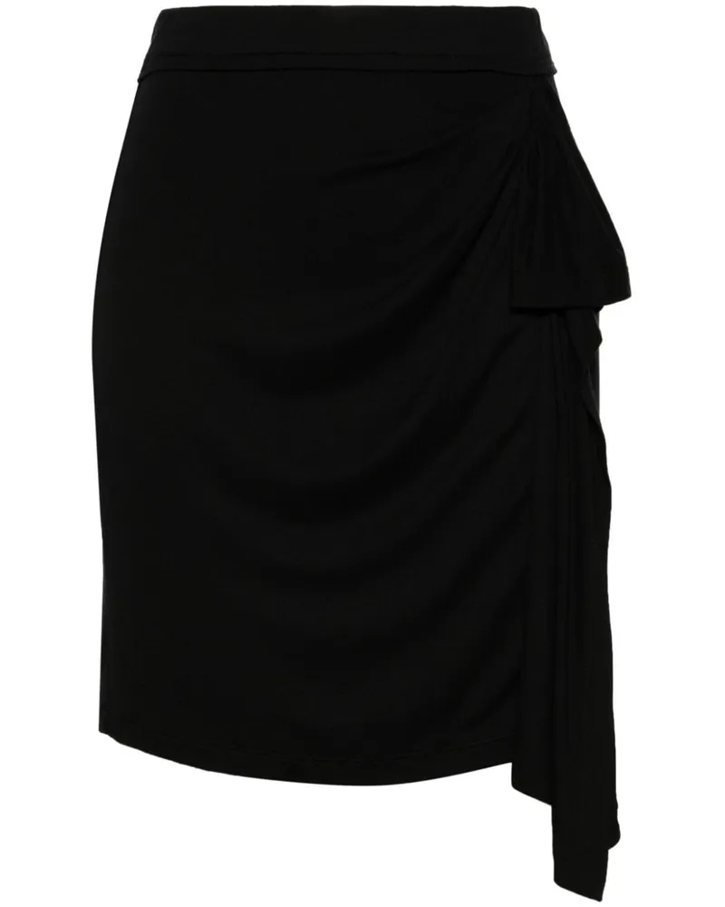 IRO Kalea asymmetric miniskirt Black