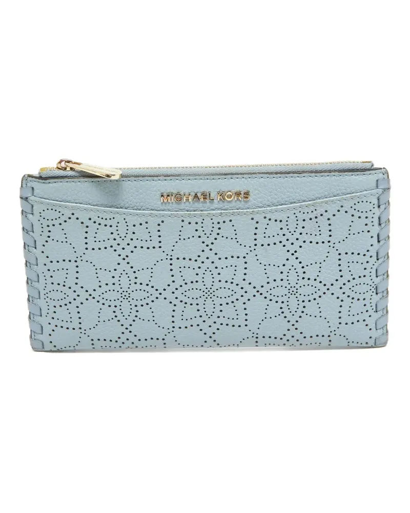 Michael Kors Klassisches Portemonnaie - Blau Blau