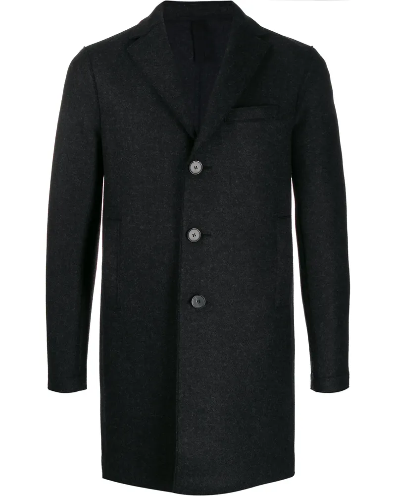 Harris Wharf London Kastiger Mantel - Grau Grau