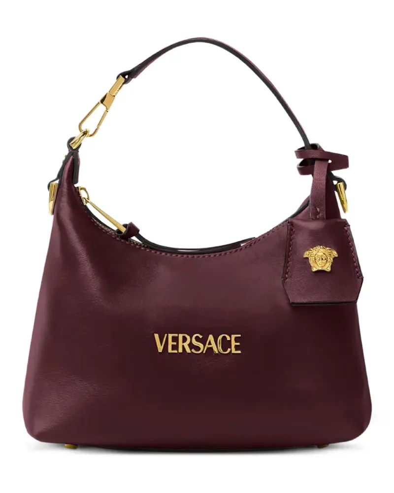 Versace Schultertasche mit Logo - Rot Rot