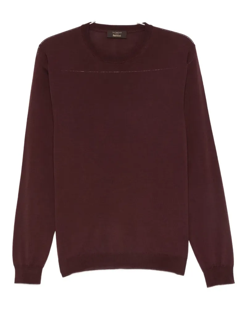 Zanone Pullover mit Rundhalsausschnitt - Rot Rot