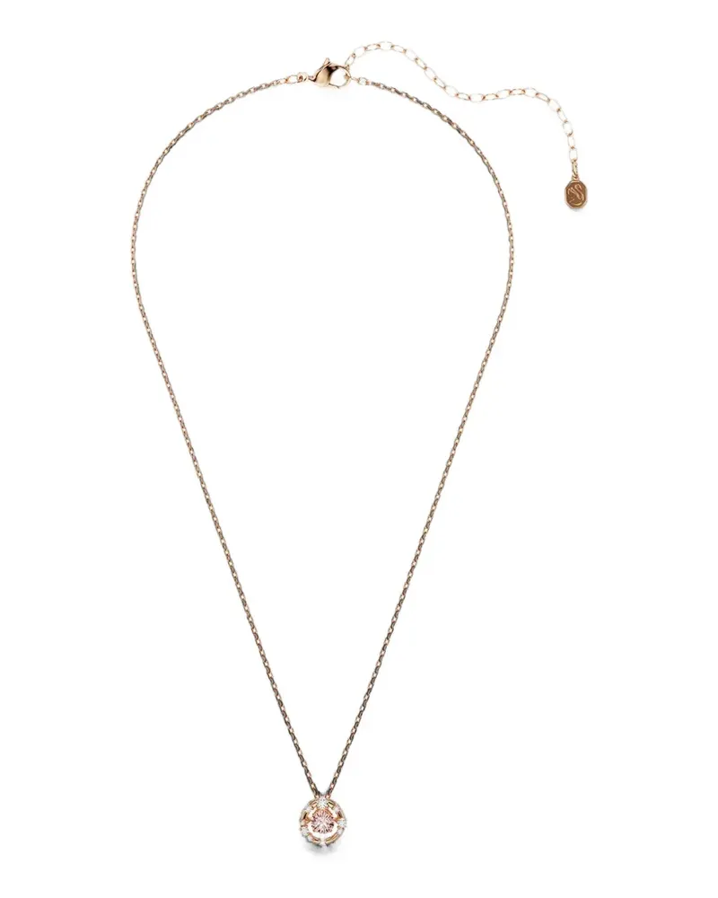Swarovski Constella crystal-embellished circular necklace - Rosa Rosa