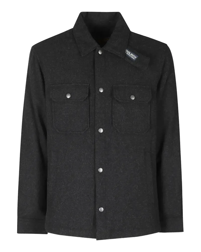 Woolrich button-up shirt jacket - Grau Grau