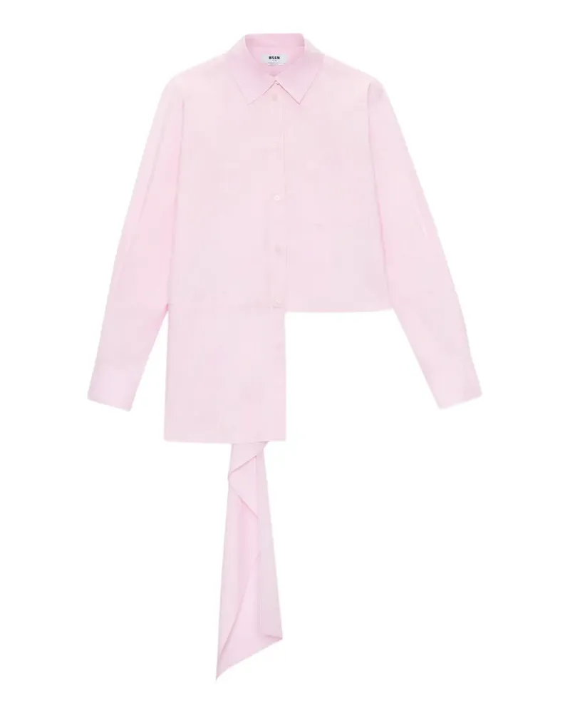 MSGM Hemd mit Brusttaschen - Rosa Rosa