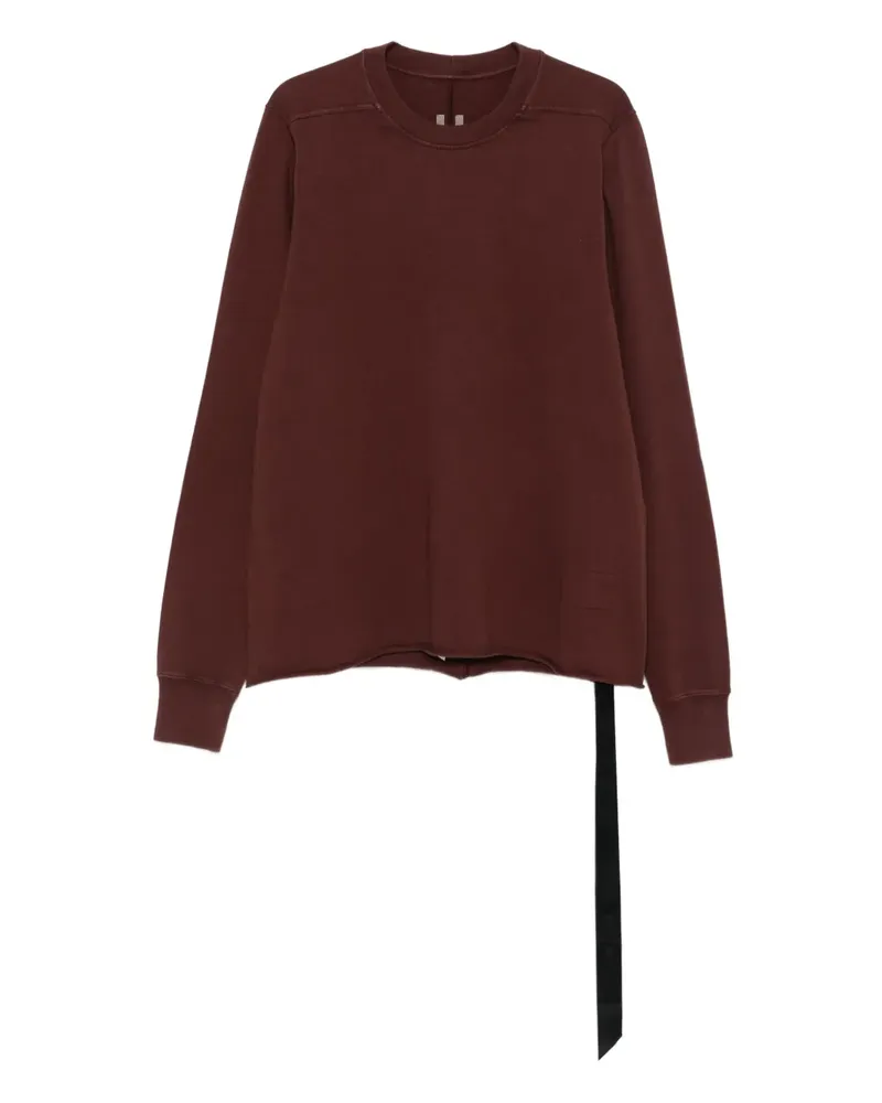 DRKSHDW by Rick Owens Ungesäumtes Sweatshirt mit rundem Ausschnitt - Braun Braun